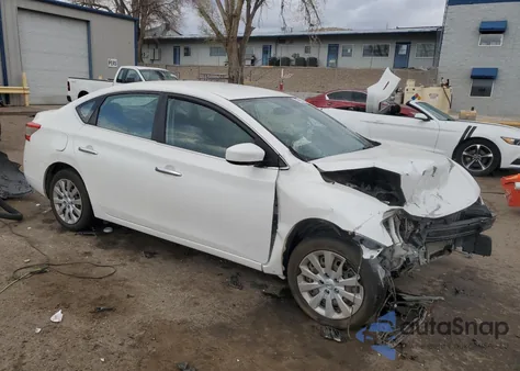 2014 Nissan Sentra S z USA, uszkodzony, nr VIN 3N1AB7AP8EL690144
